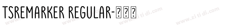 TSRemarker Regular字体转换